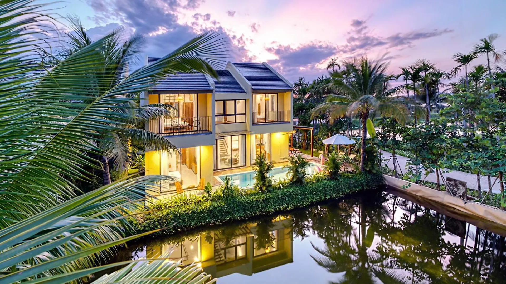 Villa Serene Villa, 4Brs Riverside, Private Pool Hoi An