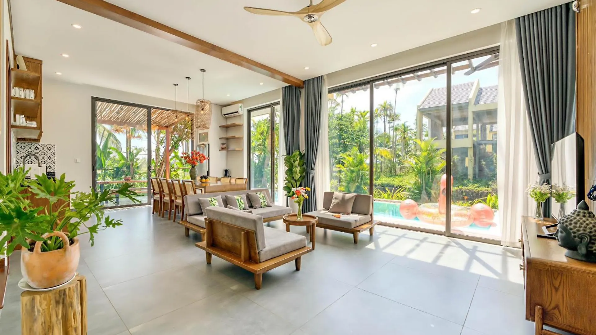 Villa Serene Villa, 4Brs Riverside, Private Pool Hoi An