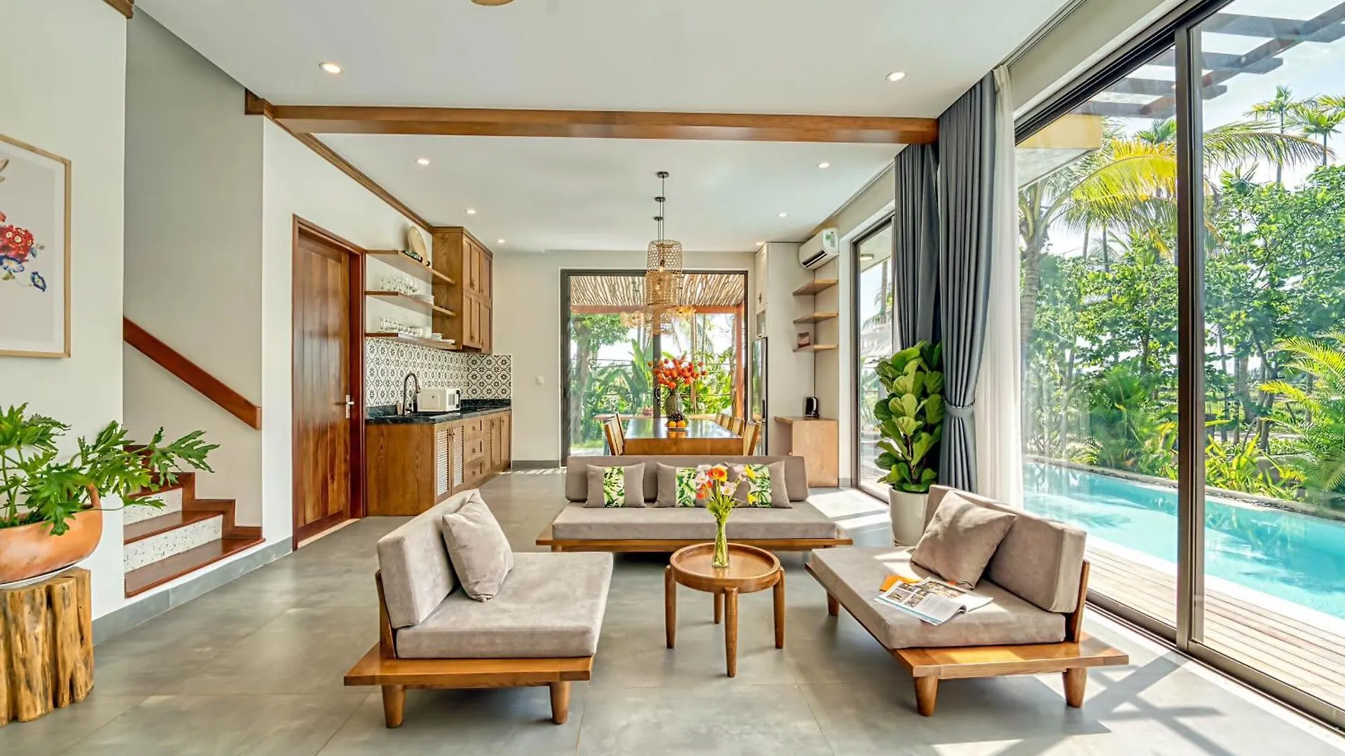 Serene Villa, 4Brs Riverside, Private Pool Hoi An